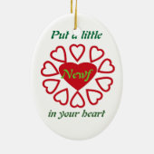 ニューファウンドランド犬のオーナメント セラミックオーナメント (裏面)