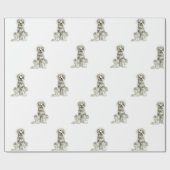 ニューファウンドランド犬のギフトの包装紙 ラッピングペーパー (フラット)