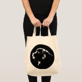 ニューファウンドランド犬のトートバックのオーガニックな買い物袋 トートバッグ (正面(商品))