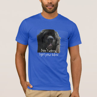 ニューファウンドランド犬のワイシャツ Tシャツ