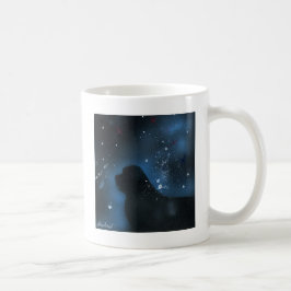 ニューファウンドランド犬の絵画 コーヒーマグカップ