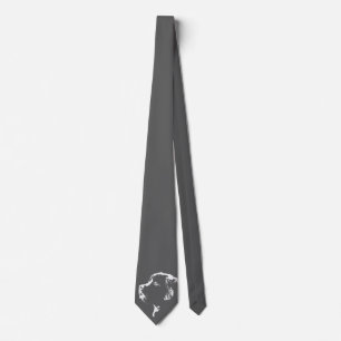 ニューファウンドランド犬はカスタムな犬の恋人のネクタイを結びます ネクタイ