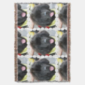 ニューファウンドランド犬 スローブランケット (正面縦)