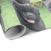 ニューファウンドランド犬 ラッピングペーパー (ロールコーナー)