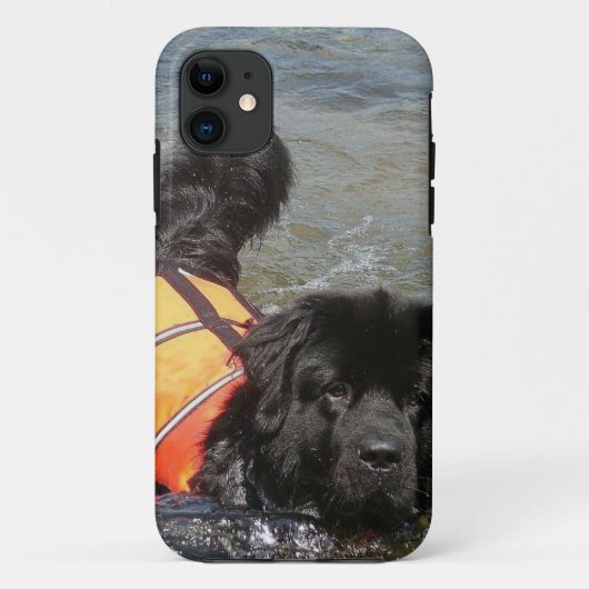 ニューファウンドランド犬 Case-Mate iPhoneケース (裏面)