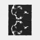 ニューファウンドランド総括的なニューファウンドランドの子犬毛布 フリースブランケット (正面)