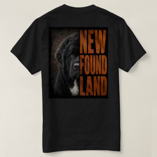ニューファウンドランド・バック Tシャツ (デザイン裏面)