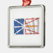 ニューファウンドランド メタルオーナメント (左)