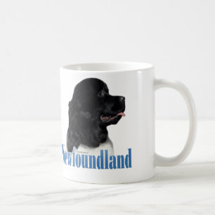 ニューファウンドランド(landseer)の名前 コーヒーマグカップ