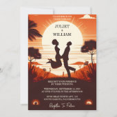 ニューファンキー予測できなユユニークーミームおもしろいズ結婚 招待状 (正面)