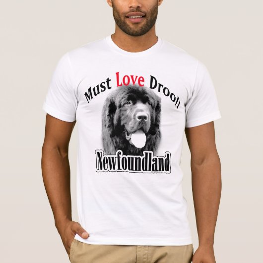 ニューファンドランドが大好き Tシャツ (正面)