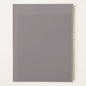 ニューファンドランドとサンタクロースフェスティバルクリスマス プランナー手帳 (裏面)