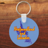 ニューファンドランドとラブラドール キーホルダー (裏面)