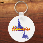 ニューファンドランドとラブラドール キーホルダー (正面)