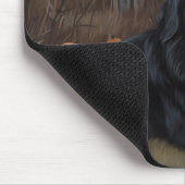 ニューファンドランドのカボチャのハロウィーン怖い マウスパッド (コーナー)