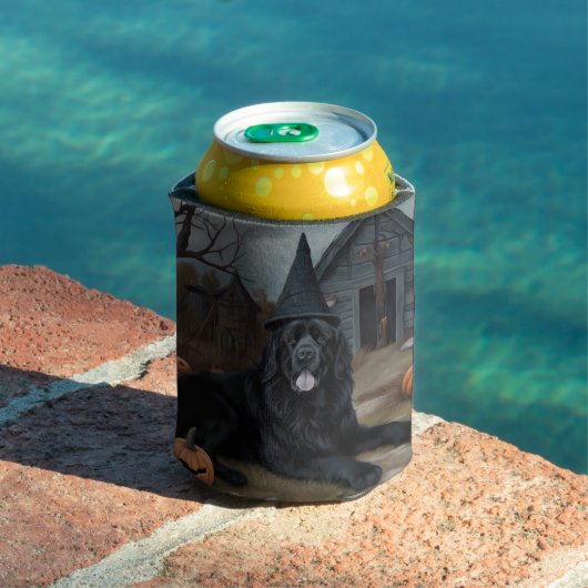 ニューファンドランドのカボチャのハロウィーン怖い 缶クーラー (インサイチュ プール)