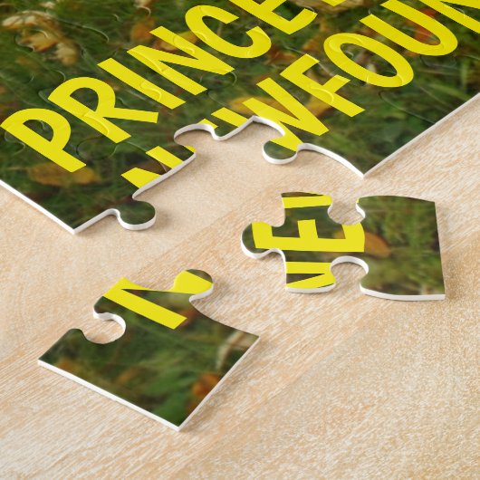 ニューファンドランドのシーン ジグソーパズル (側面)