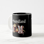 ニューファンドランドのママ・マグ ツートーンマグカップ (正面左)