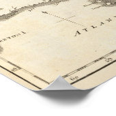 ニューファンドランドの地図 ポスター (角)