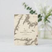 ニューファンドランドの地図 ポストカード (スタンド正面)