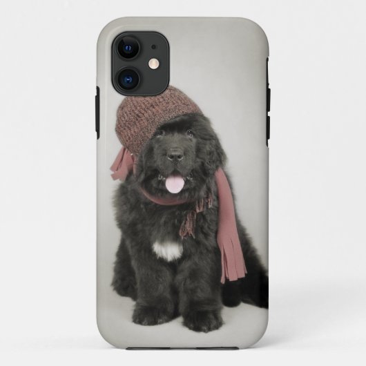 ニューファンドランドの子犬 Case-Mate iPhoneケース (裏面)