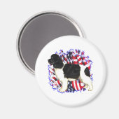 ニューファンドランドの愛国者 マグネット (正面/裏面)