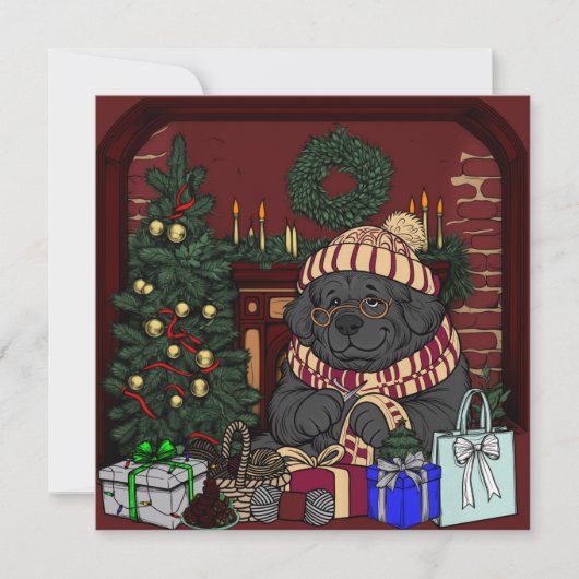 ニューファンドランドの祖母/祖父 シーズンカード (正面)