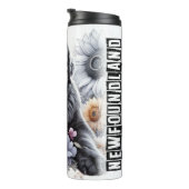 ニューファンドランドの穏やかなフローラレスト タンブラー (回転右)