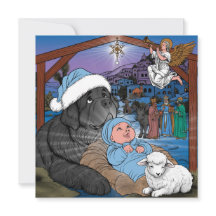 ニューファンドランドの赤ちゃんイエス