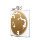 ニューファンドランドカスタムフラスコ犬の愛犬飲みフラスコ フラスク (左)