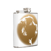 ニューファンドランドカスタムフラスコ犬の愛犬飲みフラスコ フラスク (右)