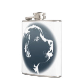 ニューファンドランドカスタムフラスコ犬の愛犬飲みフラスコ フラスク (左)