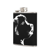 ニューファンドランドカスタムフラスコ犬の愛犬飲みフラスコ フラスク (左)