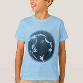 ニューファンドランドキッドシャツパピードドッグスウェットシャカスタムツ Tシャツ (正面)