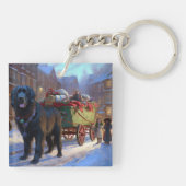 ニューファンドランドクリスマスフェスティバルシーズン キーホルダー (裏面)