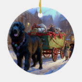 ニューファンドランドクリスマスフェスティバルシーズン セラミックオーナメント (裏面)