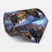 ニューファンドランドクリスマスフェスティバルシーズン ネクタイ (ロール)