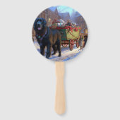 ニューファンドランドクリスマスフェスティバルシーズン ハンドファン (裏面)