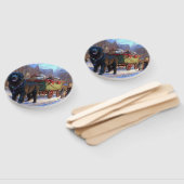 ニューファンドランドクリスマスフェスティバルシーズン ハンドファン (組立なし)