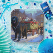 ニューファンドランドクリスマスフェスティバルシーズン ペーパープレート (パーティー)