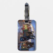 ニューファンドランドクリスマスフェスティバルシーズン ラゲッジタグ (裏面縦)