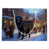 ニューファンドランドクリスマスフェスティバルシーズン ラージペーパーバッグ (裏面)