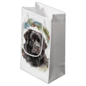 ニューファンドランドクリスマスリースフェスティバルカップ スモールペーパーバッグ (裏面アングル)