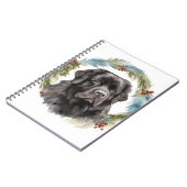 ニューファンドランドクリスマスリースフェスティバルカップ ノートブック (左側)