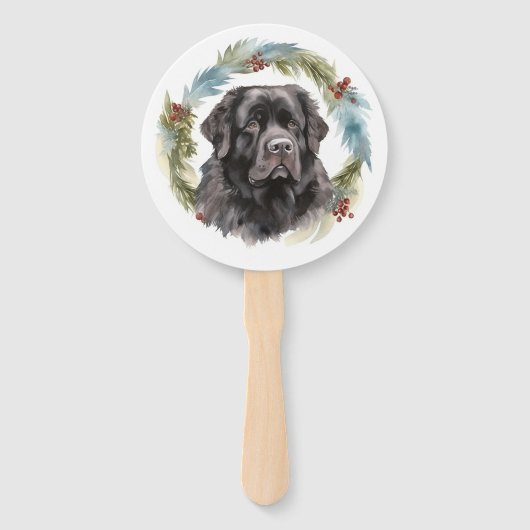 ニューファンドランドクリスマスリースフェスティバルカップ ハンドファン (裏面)