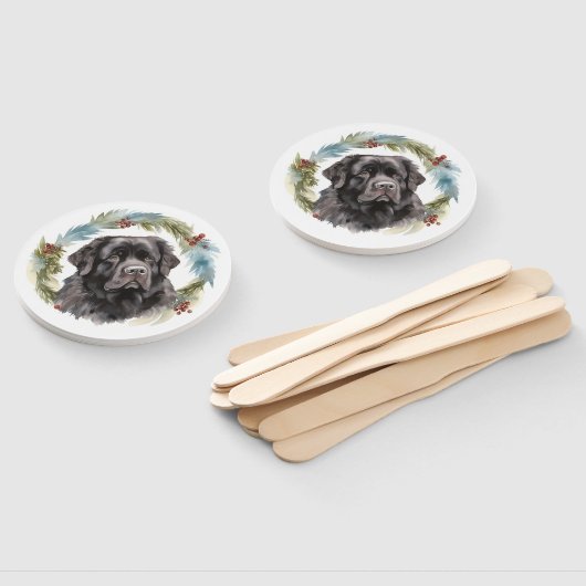 ニューファンドランドクリスマスリースフェスティバルカップ ハンドファン (組立なし)