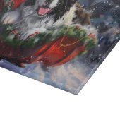 ニューファンドランドドッグクリスマスフェスティバル カッティングボード (角)