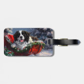 ニューファンドランドドッグクリスマスフェスティバル ラゲッジタグ (裏面横)