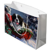 ニューファンドランドドッグクリスマスフェスティバル ラージペーパーバッグ (裏面アングル)