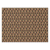 ニューファンドランドドッグサンタハスクリスマスホリデー テーブルクロス (正面(横))